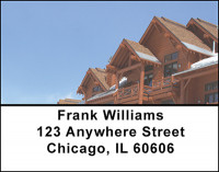 Log Homes Address Labels | LBBAK-90