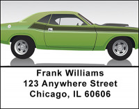 Classic Muscle Cars Address Labels | LBBAK-91