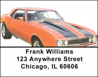 Classic Muscle Cars Address Labels | LBBAK-91