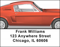 Classic Muscle Cars Address Labels | LBBAK-91