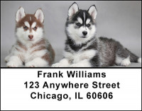 Siberian Huskies Address Labels | LBBAK-94