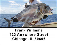 Trophy Salt Water Fishing Address Labels | LBBAK-95