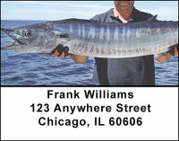 Trophy Salt Water Fishing Address Labels | LBBAK-95
