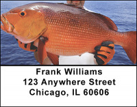 Trophy Salt Water Fishing Address Labels | LBBAK-95