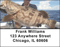 Trophy Salt Water Fishing Address Labels | LBBAK-95