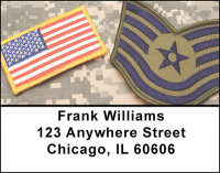 U.S. Airforce Personnel Address Labels | LBBAK-98