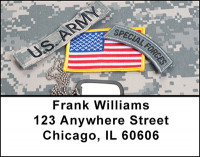 U.S. Army Soldiers Address Labels | LBBAK-99