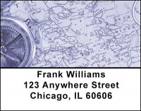 Nautical Navigation Address Labels | LBBAL-03