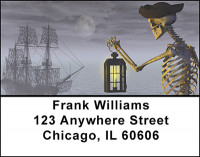 Pirate Ships Address Labels | LBBAL-05