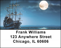 Pirate Ships Address Labels | LBBAL-05