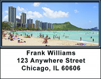 Day At The Beach Address Address Labels | LBBAL-08