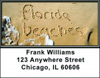 Vacationing At The Beach Address Labels | LBBAL-09