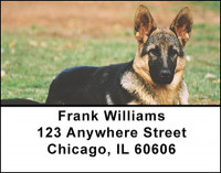 German Shepherd Address Labels | LBBAL-15