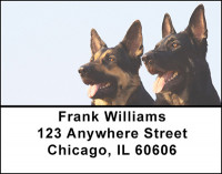 German Shepherd Address Labels | LBBAL-15