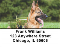 German Shepherd Address Labels | LBBAL-15