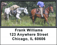 Western Cowboys Address Labels | LBBAL-16