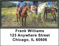 Western Cowboys Address Labels | LBBAL-16
