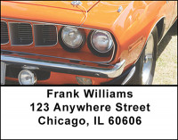 Classic Car Headlights Address Labels | LBBAL-20