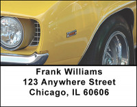 Classic Car Headlights Address Labels | LBBAL-20
