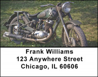 Classic Military Motorcycles Address Labels | LBBAL-21