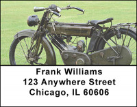 Classic Military Motorcycles Address Labels | LBBAL-21