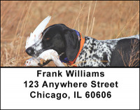 Hunting Retriever Dogs Address Labels | LBBAL-28