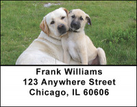 Hunting Retriever Dogs Address Labels | LBBAL-28