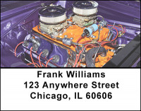 Classic Hot Rod Engines Address Labels | LBBAL-30