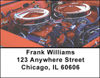 Classic Hot Rod Engines Address Labels | LBBAL-30