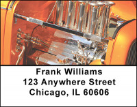 Classic Hot Rod Engines Address Labels | LBBAL-30