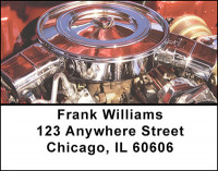Classic Hot Rod Engines Address Labels | LBBAL-30
