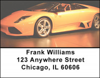 Expensive Sports Cars Address Labels | LBBAL-31