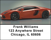 Expensive Sports Cars Address Labels | LBBAL-31