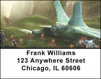 Deep Space Travel Address Labels | LBBAL-32