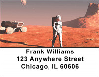 Deep Space Travel Address Labels | LBBAL-32