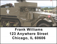 WW II Army Equipment Address Labels | LBBAL-36