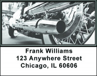 Beautiful Chrome Address Labels | LBBAL-43