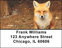 North American Red Fox Address Labels | LBBAL-45