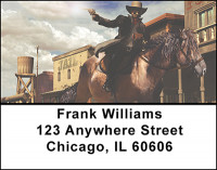 Old Western Towns Address Labels | LBBAL-52