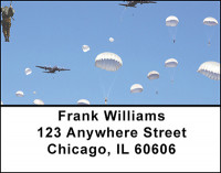 Army Airborne Missions Address Labels | LBBAL-54