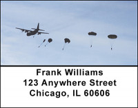 Army Airborne Missions Address Labels | LBBAL-54