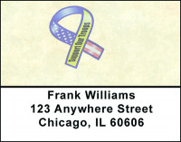 Support Our Troops Ribbon Address Labels | LBBAL-58