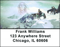 American Indian Art Address Labels | LBBAL-66