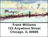 American Indian Art Address Labels | LBBAL-66