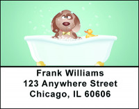 Doggy Spa Day Address Labels | LBBAL-73