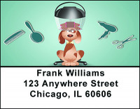 Doggy Spa Day Address Labels | LBBAL-73
