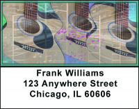 Guitar Tunes Address Labels | LBBAL-75