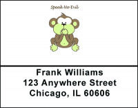 See-Speak-Hear No Evil Address Labels | LBBAL-78