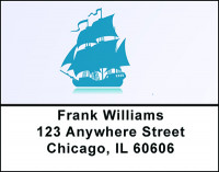 Vintage Sailing Boats Address Labels | LBBAL-82