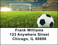 The Game of Soccer Address Labels | LBBAM-05